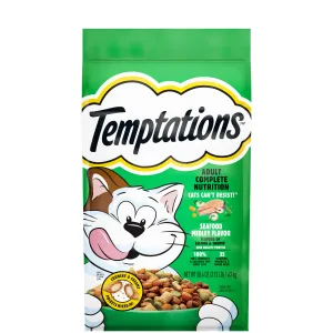 Temptations Seafood Medley Flavor Adult Dry Cat Food, 3.15 Lb Bag