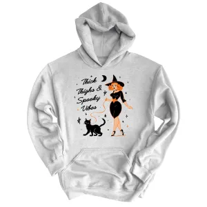 Thick Thighs and Spooky Vibes Hoodie