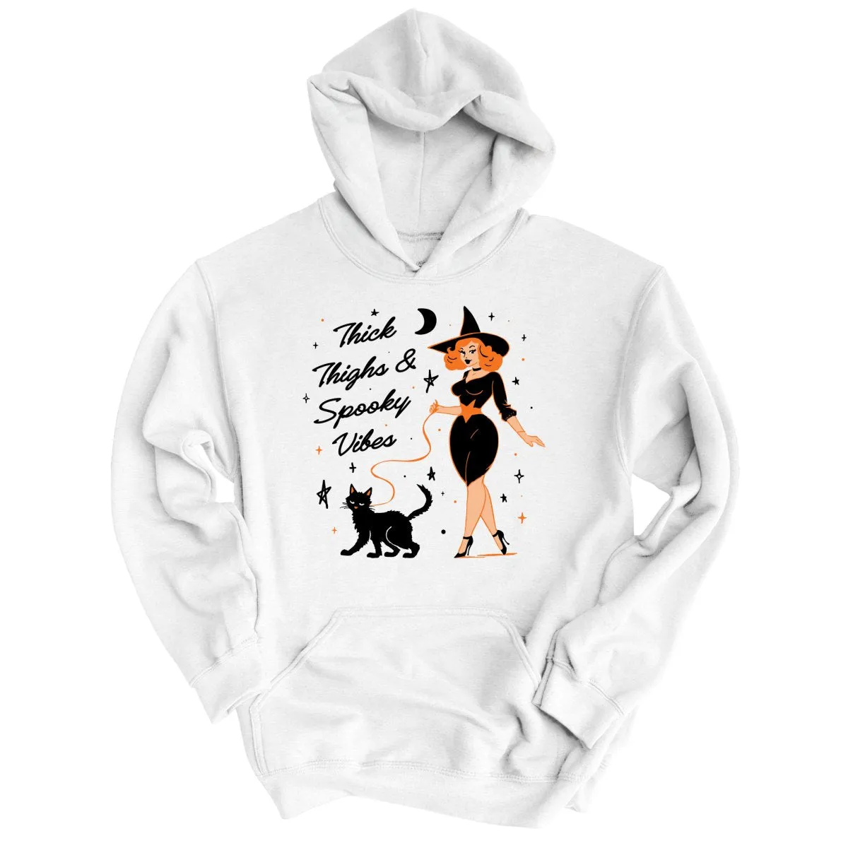 Thick Thighs and Spooky Vibes Hoodie