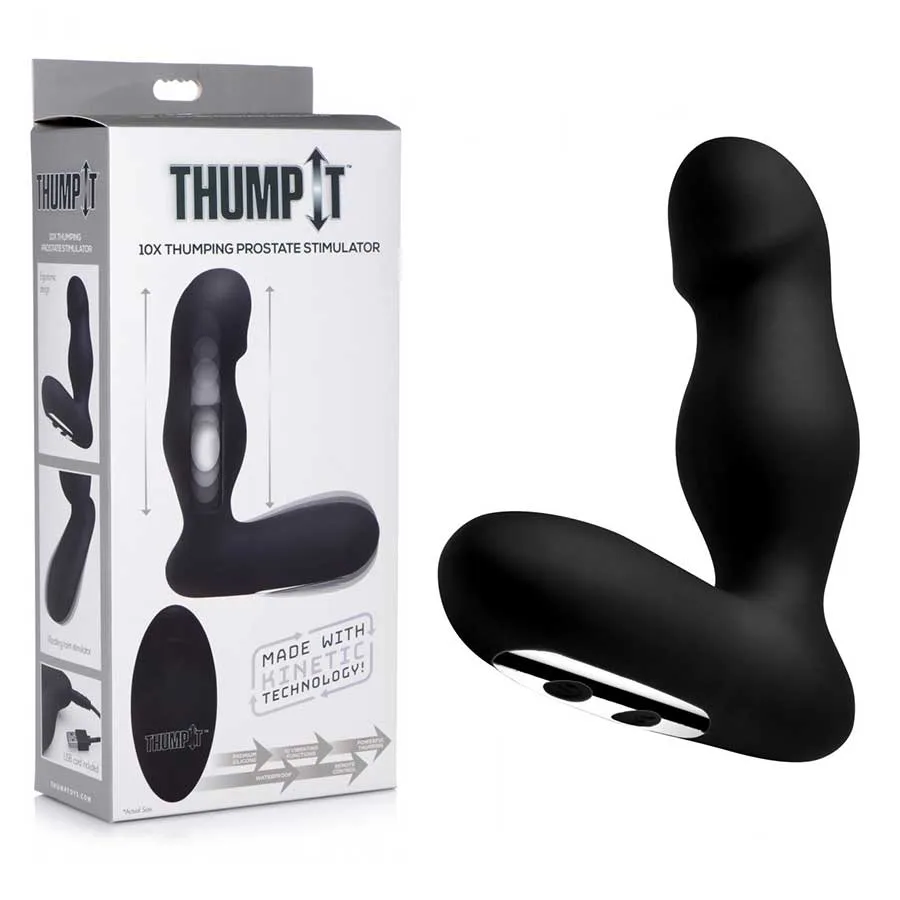 Thump It 10X Thumping Silicone Prostate Stimulator by XR Brands