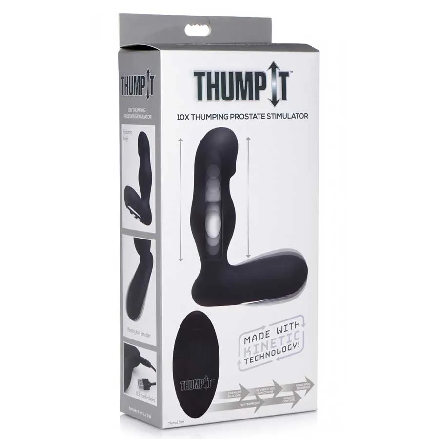 Thump It 10X Thumping Silicone Prostate Stimulator by XR Brands
