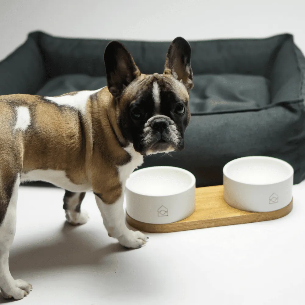 TÖVE Luxury High Side Dog Bed by Labbvenn in Brown