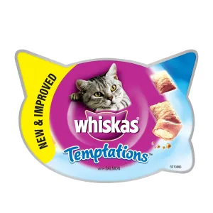Whiskas Temptations Cat Treats with Salmon