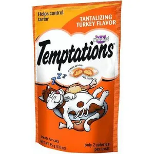 Whiskas Temptations Tantalizing Turkey Cat Treats
