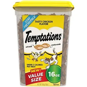 Whiskas Temptations Tasty Chicken Flavor Cat Treats
