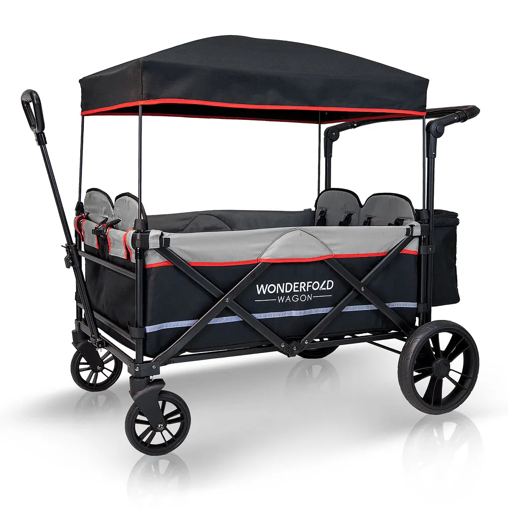 Wonderfold X4 Pull and Push Quad Stroller Wagon